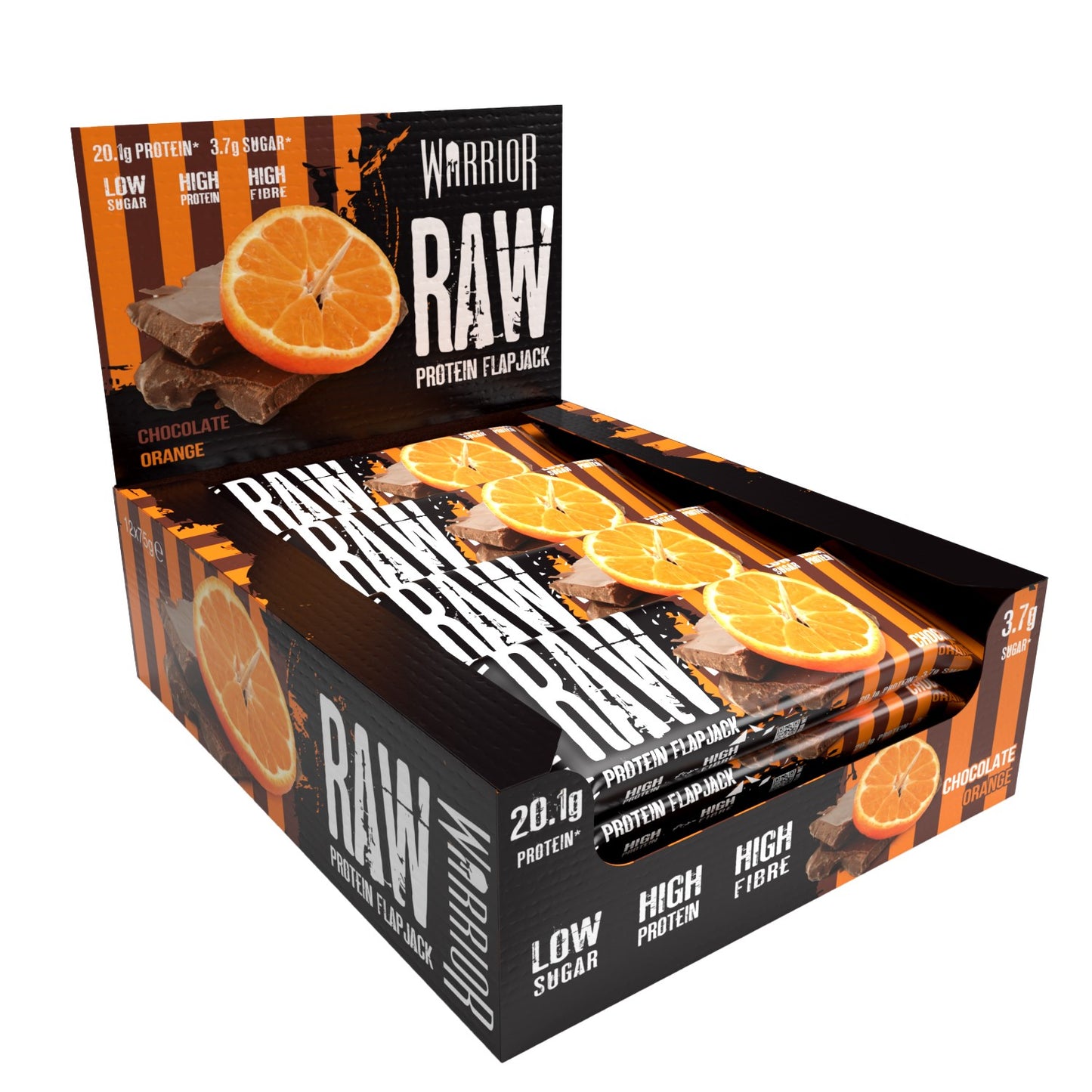 Warrior RAW Protein Flapjack - 12 Bars