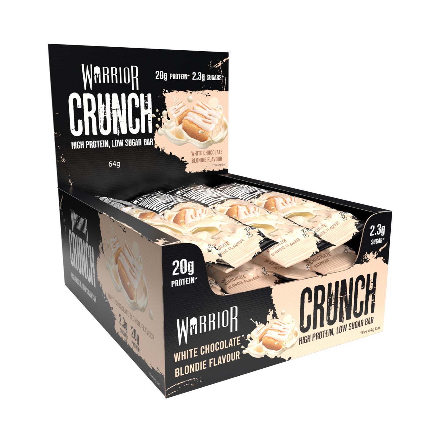 Warrior Crunch Protein Bars 12 x 64g