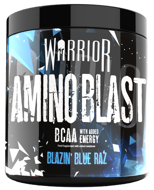 Warrior Amino Blast - 270g (30 Servings) - Blazin' Blue Razz