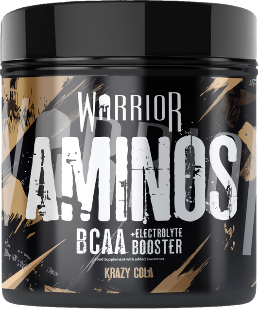 Warrior Aminos BCAA Powder - 360g (30 Srvs) - Krazy Cola