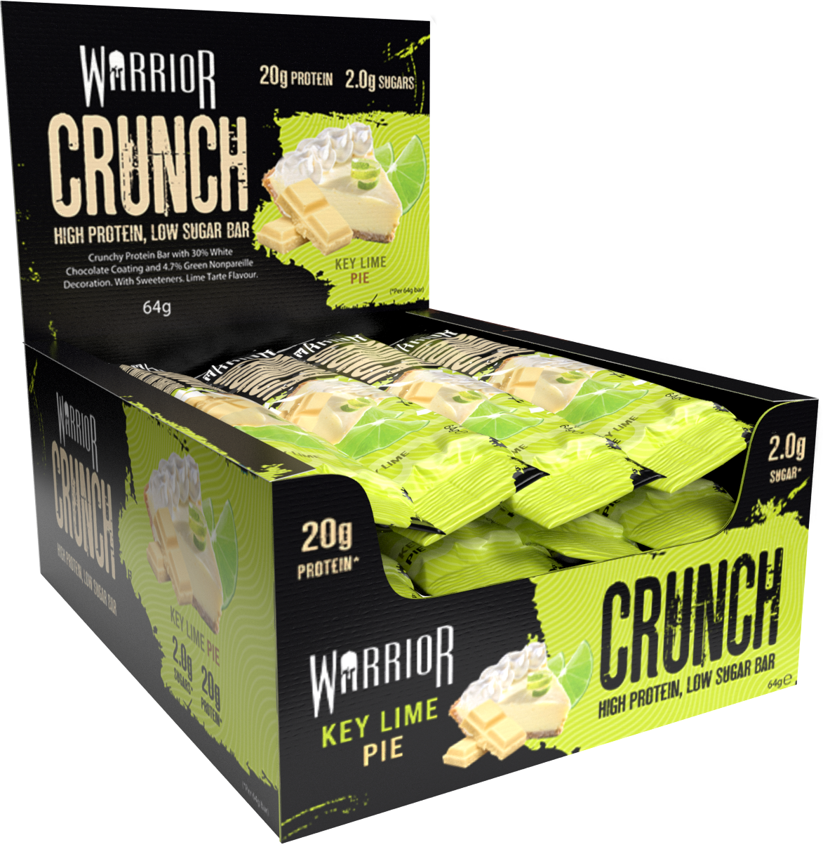 Warrior Crunch Protein Bars 12 x 64g