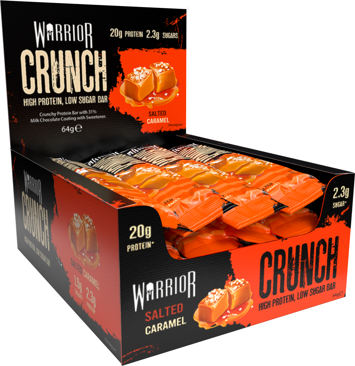 Warrior Crunch Protein Bars 12 x 64g