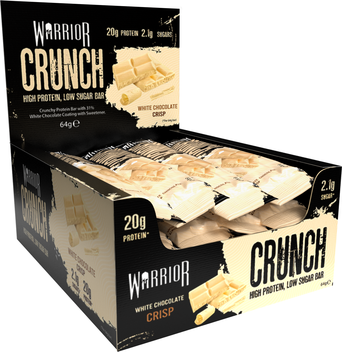 Warrior Crunch Protein Bars 12 x 64g