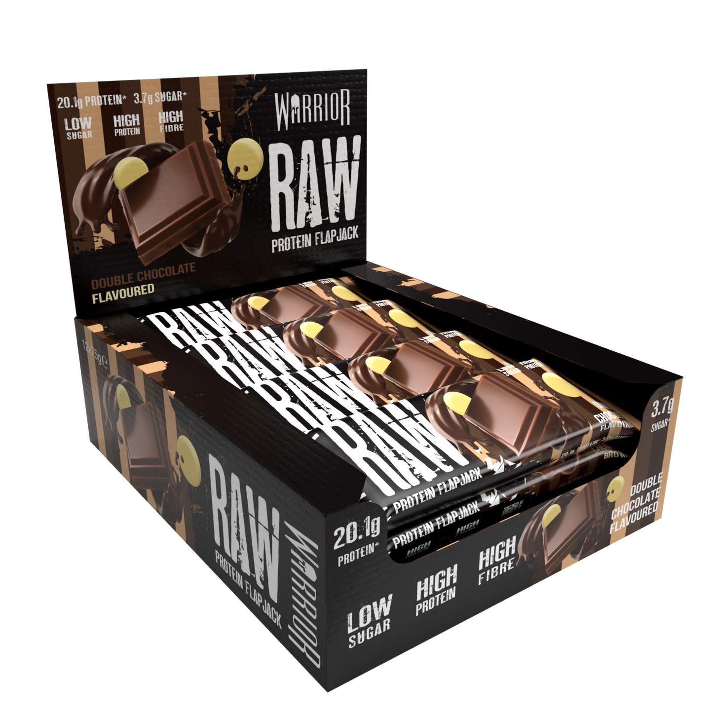 Warrior RAW Protein Flapjack - 12 Bars