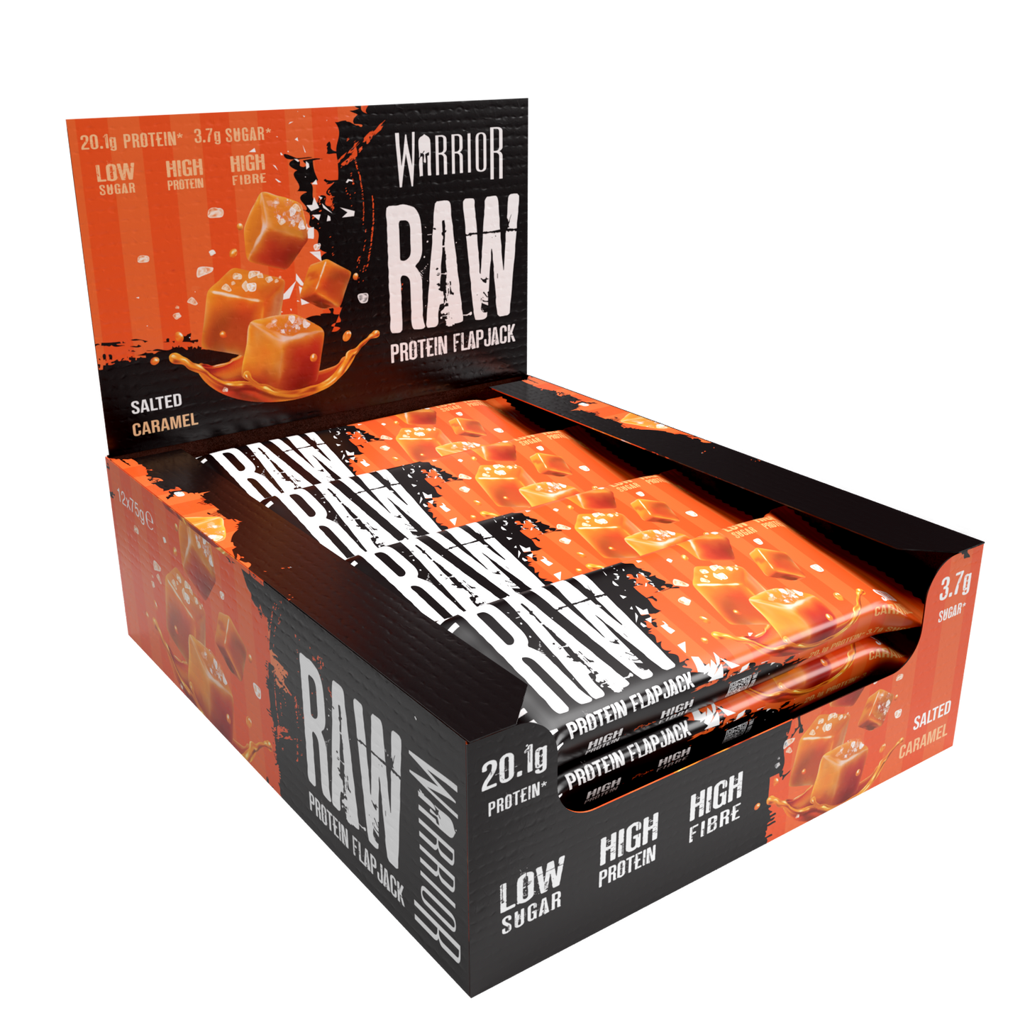 Warrior RAW Protein Flapjack - 12 Bars