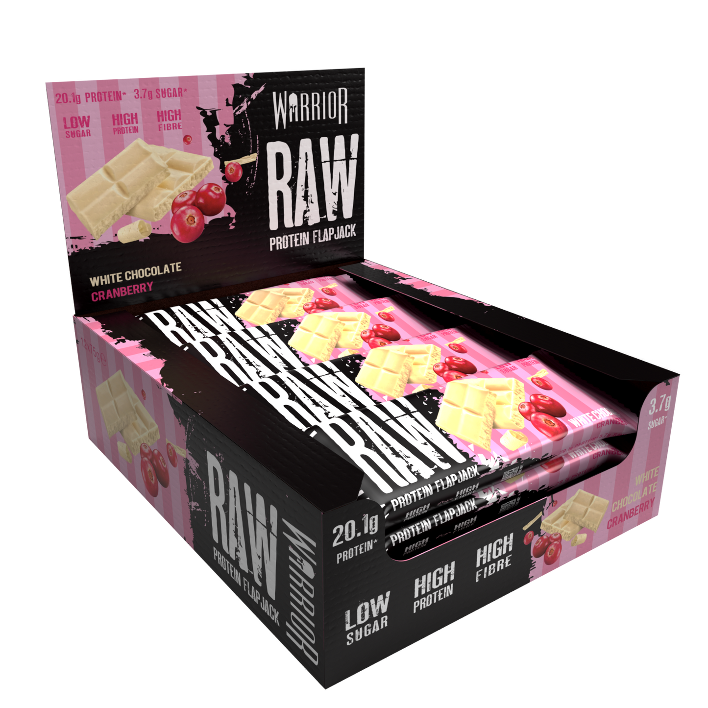 Warrior RAW Protein Flapjack - 12 Bars