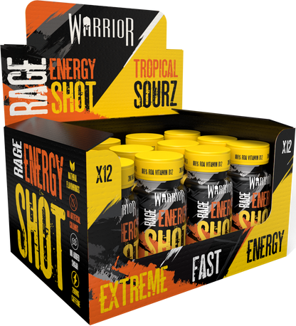 Warrior Pre-Workout Energy Shots - 12x 60ml