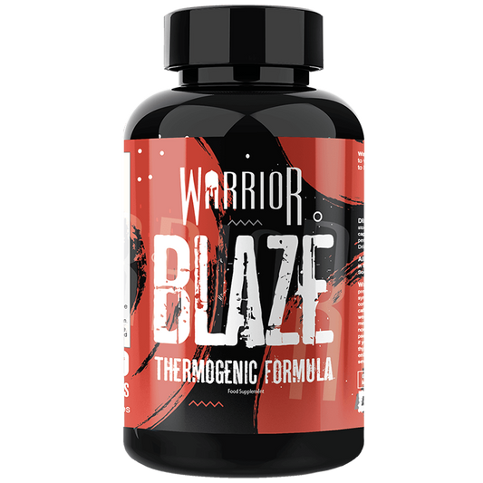 Warrior BLAZE Fat Burner Supplement - 90 Caps (1 Month Supply)