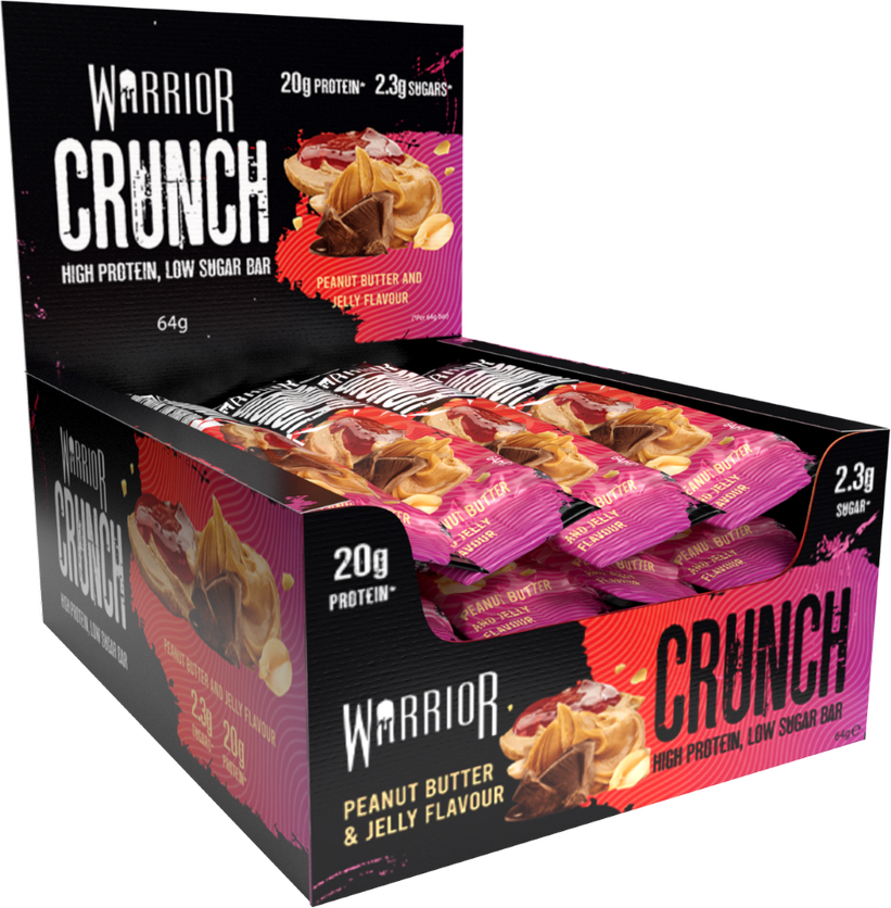 Warrior Crunch Protein Bars 12 x 64g