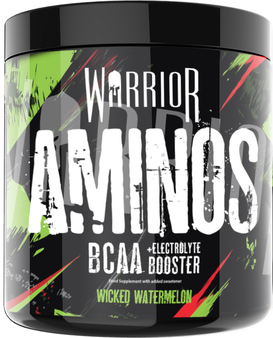 Warrior Aminos BCAA Powder - 360g (30 Srvs) - Watermelon